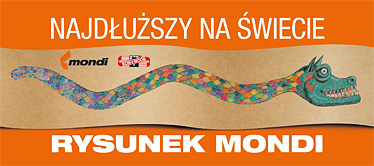 najdłuższy na świecie rysunek Mondi